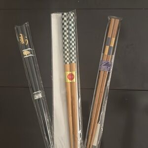 Wooden chopstick vintage Japanese